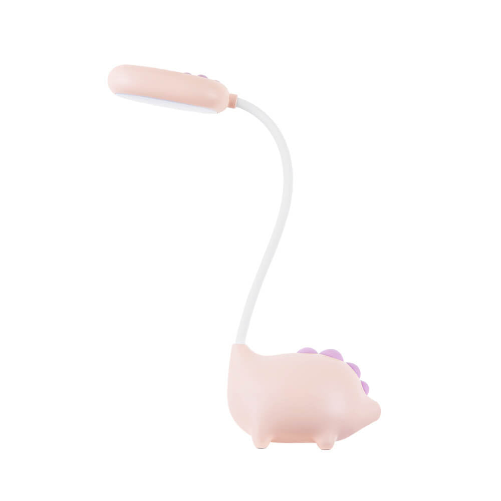 Opladen LED-bureaulamp met cartoon dino ogen zorg