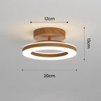 Ronde plafondlamp LED acryl voor gang en entree