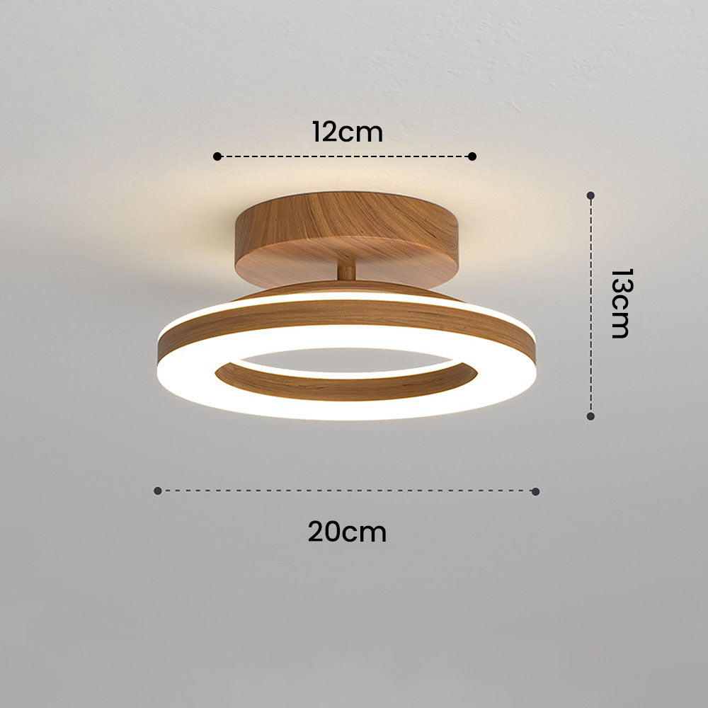 Ronde plafondlamp LED acryl voor gang en entree