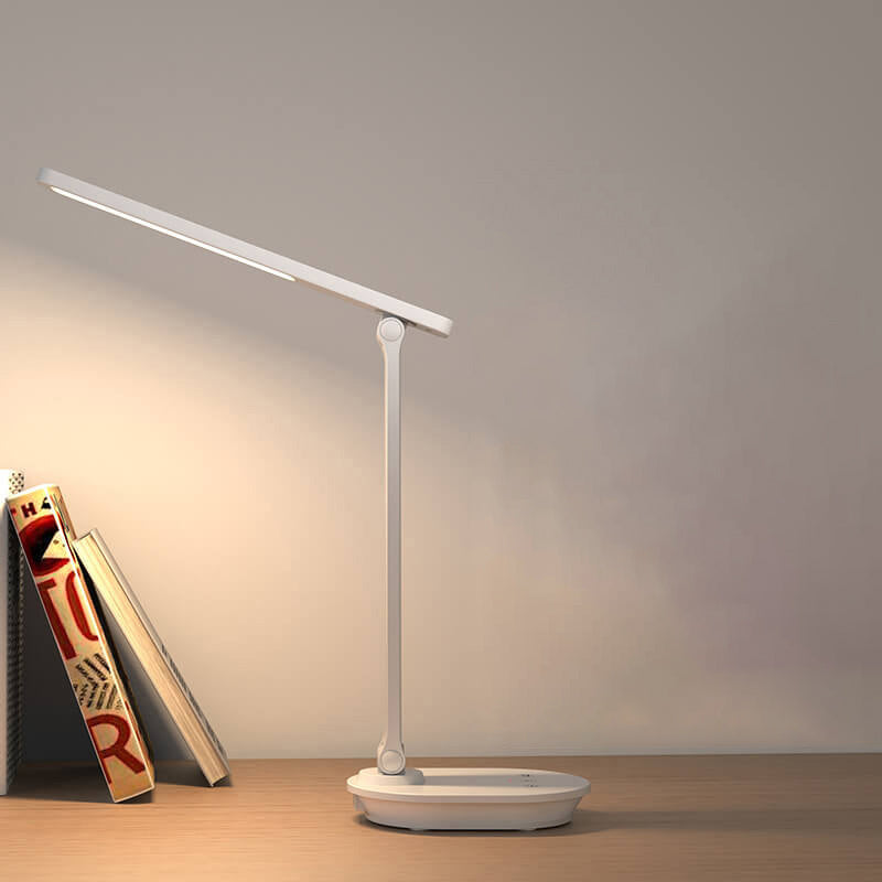 Moderne dubbel opvouwbare oogverzorging draadloze oplaadbare LED bureau lamp