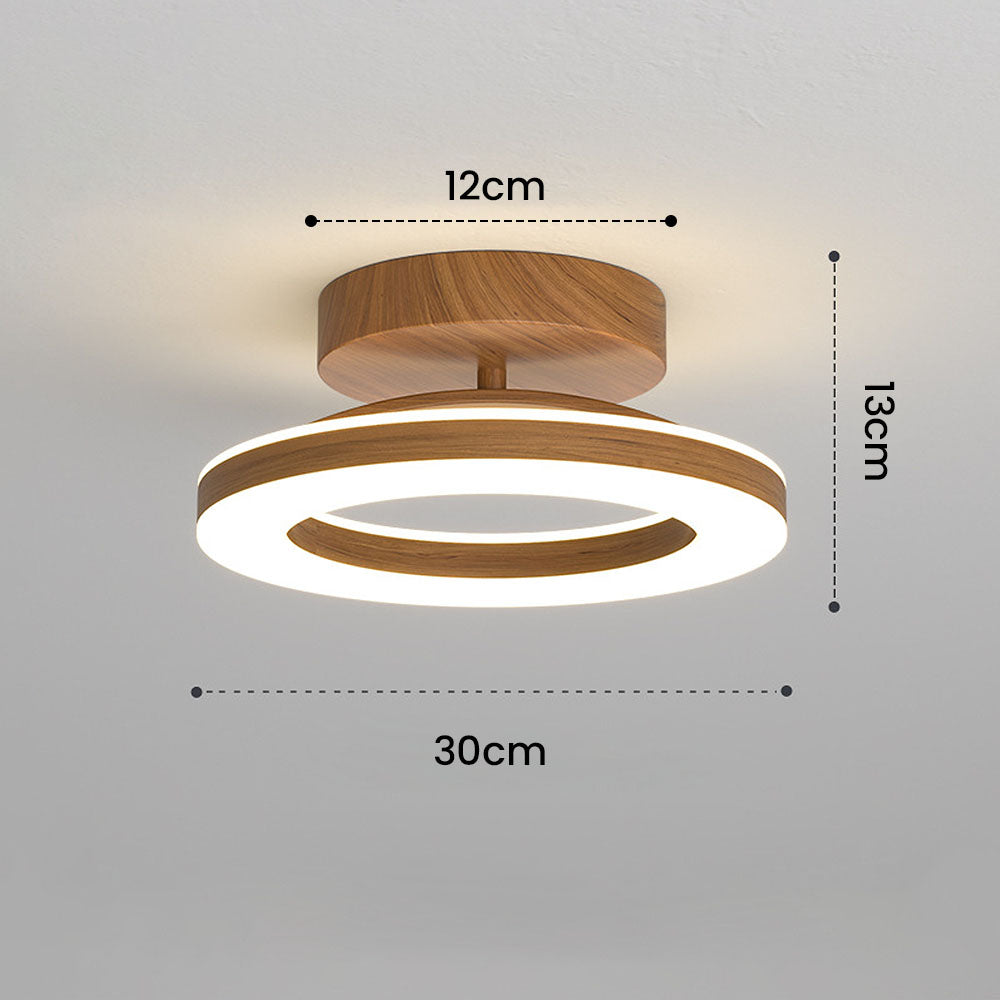Ronde plafondlamp LED acryl voor gang en entree