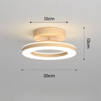 Ronde plafondlamp LED acryl voor gang en entree