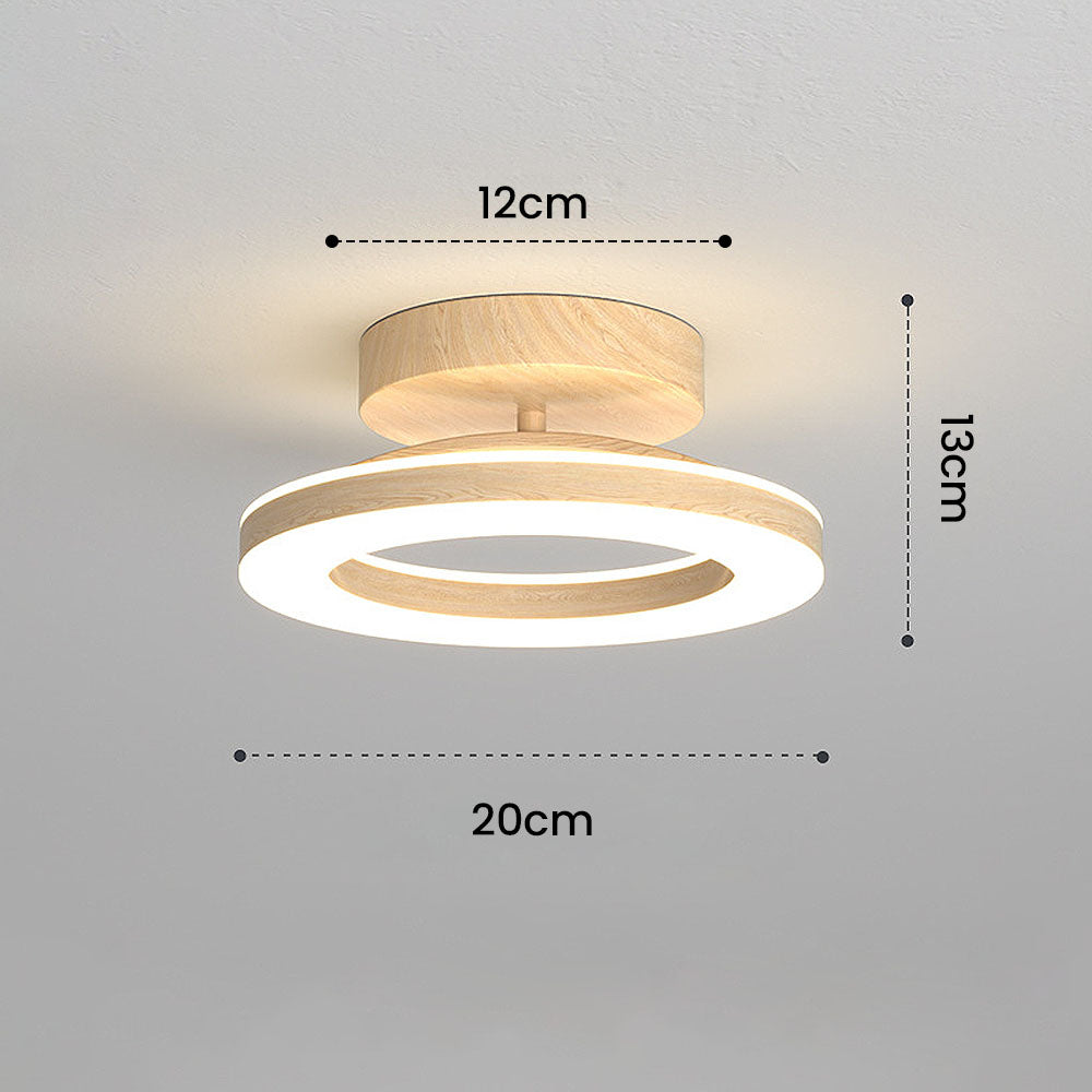 Ronde plafondlamp LED acryl voor gang en entree