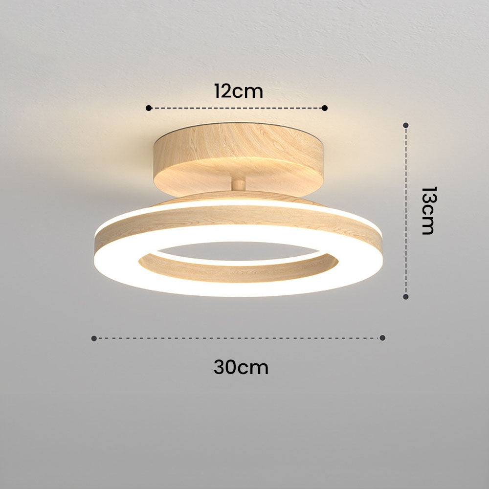 Ronde plafondlamp LED acryl voor gang en entree