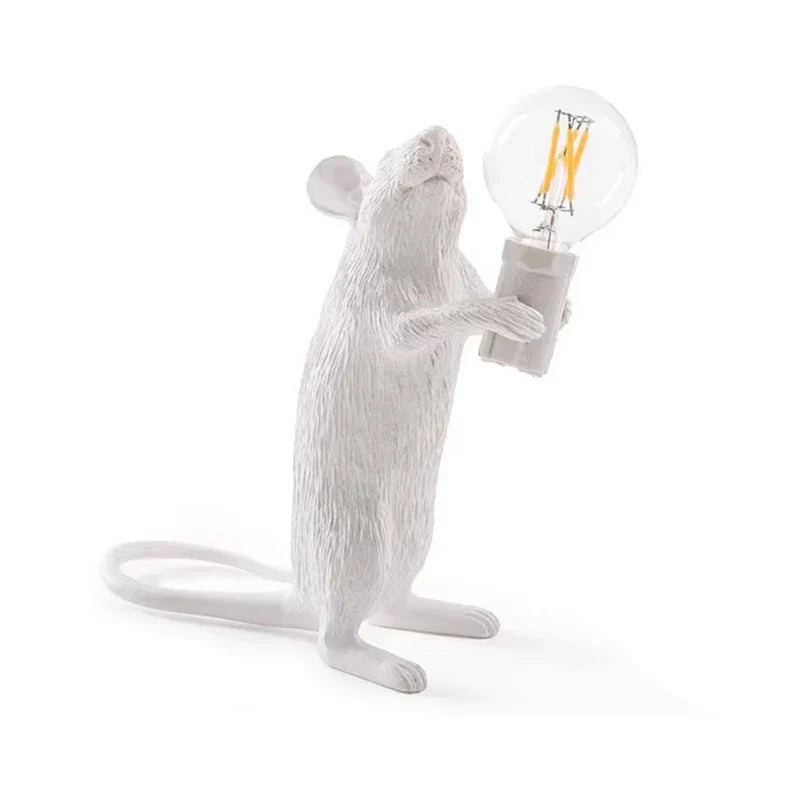Moderne LED Tier Tafellampen: Harz Rat, Kat en Eekhoorn Nachtlampen
