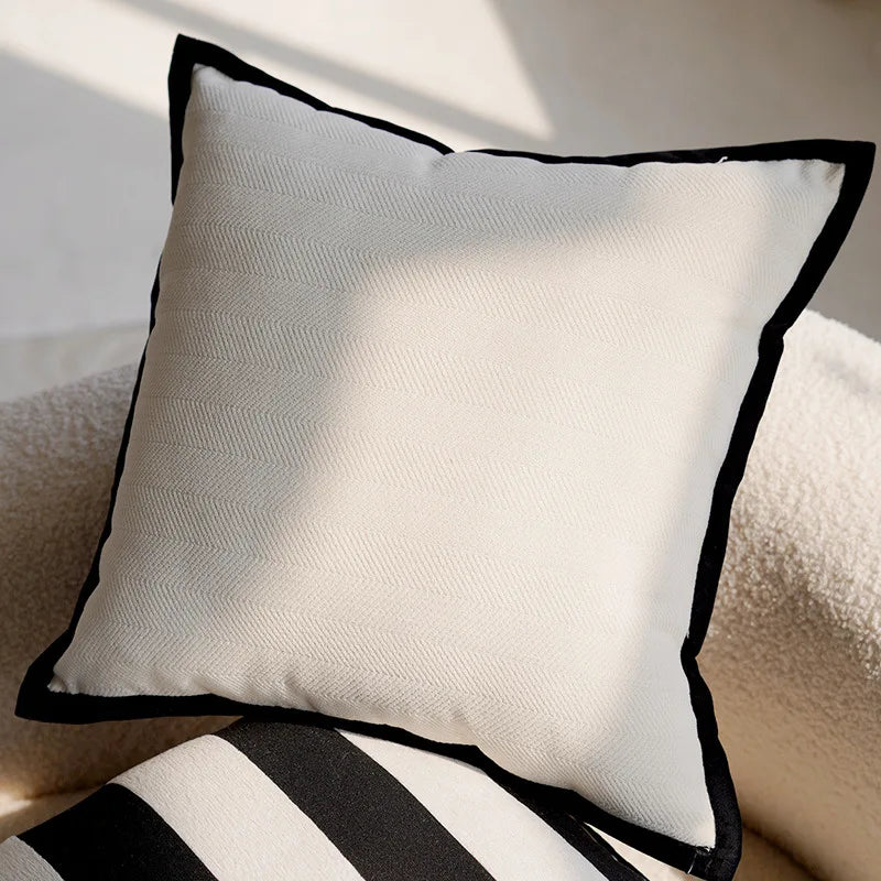 Luxe Geweven Decoratieve Kussen met Paardenprint voor Bank en Woonkamer