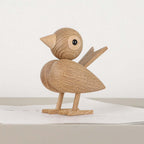 Een kleine vogel vertelde me, Nordic houten ornament