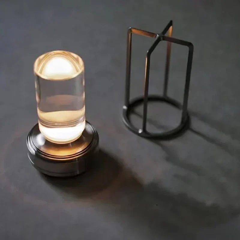 Oplaadbare draadloze LuxuryGlow tafel lamp - Elegante draadloze lamp voor elke stemming