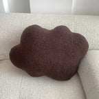 Nordic Bouclé Abstract Kussen – Minimalistische Pluche Kussen | Avosian