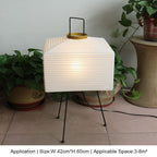 Japanse creatieve papieren vloerlamp met tripod