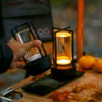 Draagbare draadloze LED-lantaarn met oplaadstation
