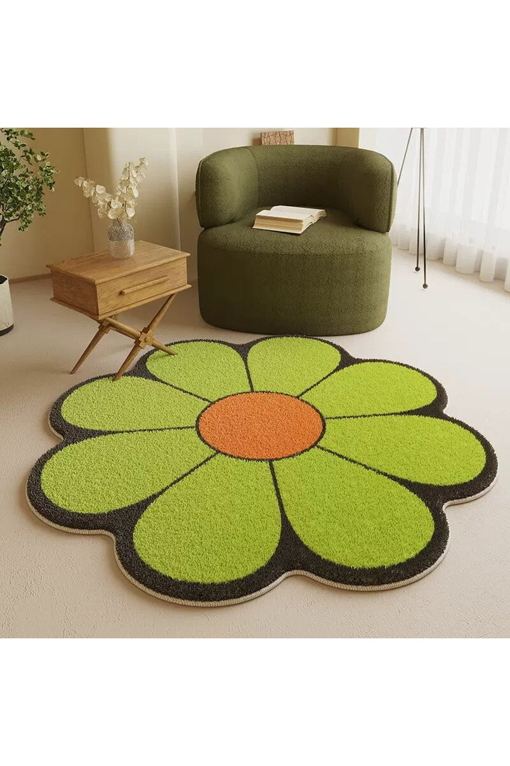 Bloemdecoratietapijt
