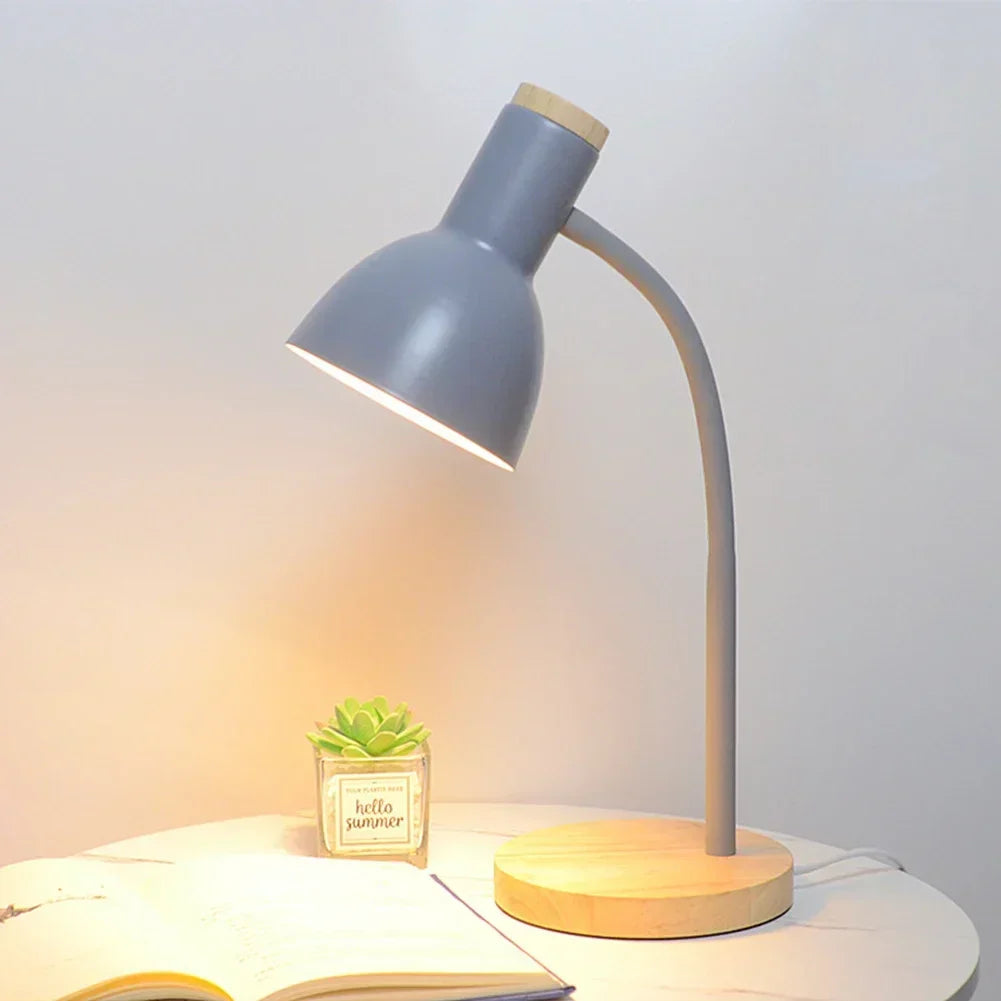 Herfst- en winterverlichting | Noord-Europese creatieve houtsnijwerk ijzeren LED-bureau lamp - Moxie
