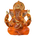 Zeldzaam gekleurde semi-transparante Ganesh beelden voor geluk in uw huis
