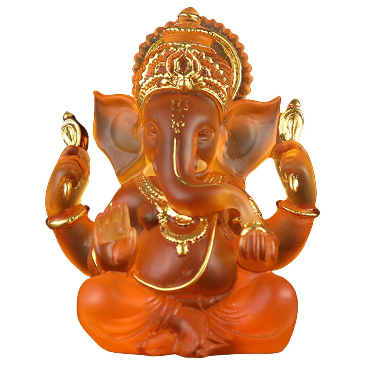 Zeldzaam gekleurde semi-transparante Ganesh beelden voor geluk in uw huis