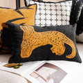 Luxe Geweven Decoratieve Kussen met Paardenprint voor Bank en Woonkamer