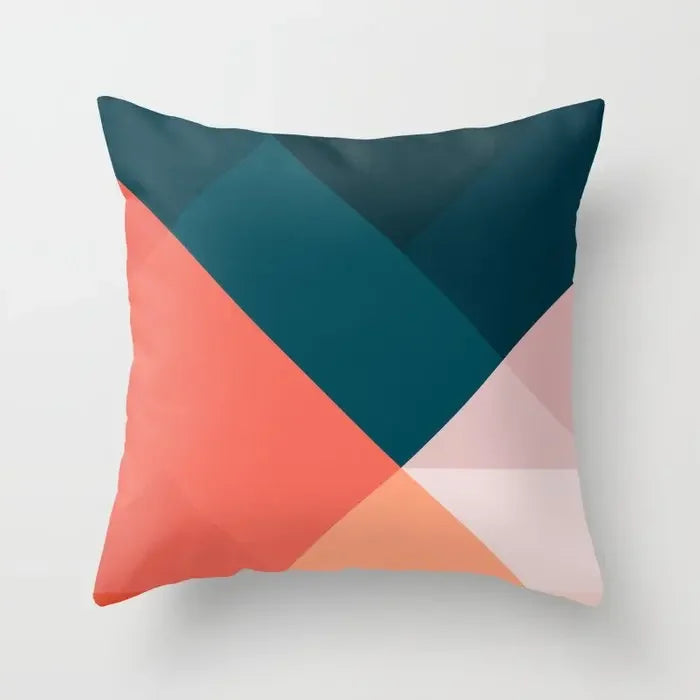 Moderne Abstract Geometrische Kleurrijke Kussenhoezen 45x45cm Kussenhoezen Voor Bank Decoratieve Kussens 60x60cm 50x50cm Trending Thuisdecoratie | Avosian