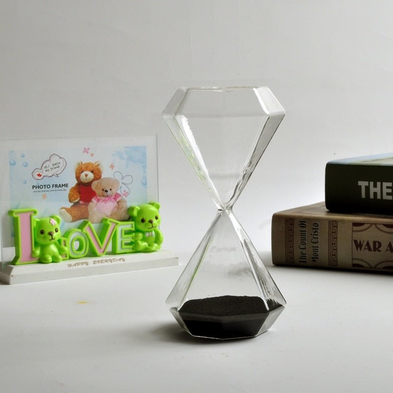 5–60 Minuten diamanten zandloper, zandloper, zandloper, kinder cadeau, zandloper, huisdecoratie, beschikbaar in meerdere kleur opties
