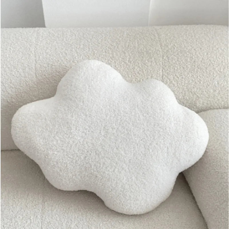 Nordic Bouclé Abstract Kussen – Minimalistische Pluche Kussen | Avosian