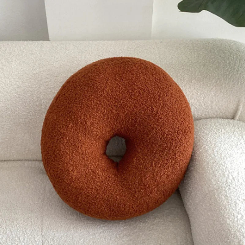 Nordic Bouclé Abstract Kussen – Minimalistische Pluche Kussen | Avosian