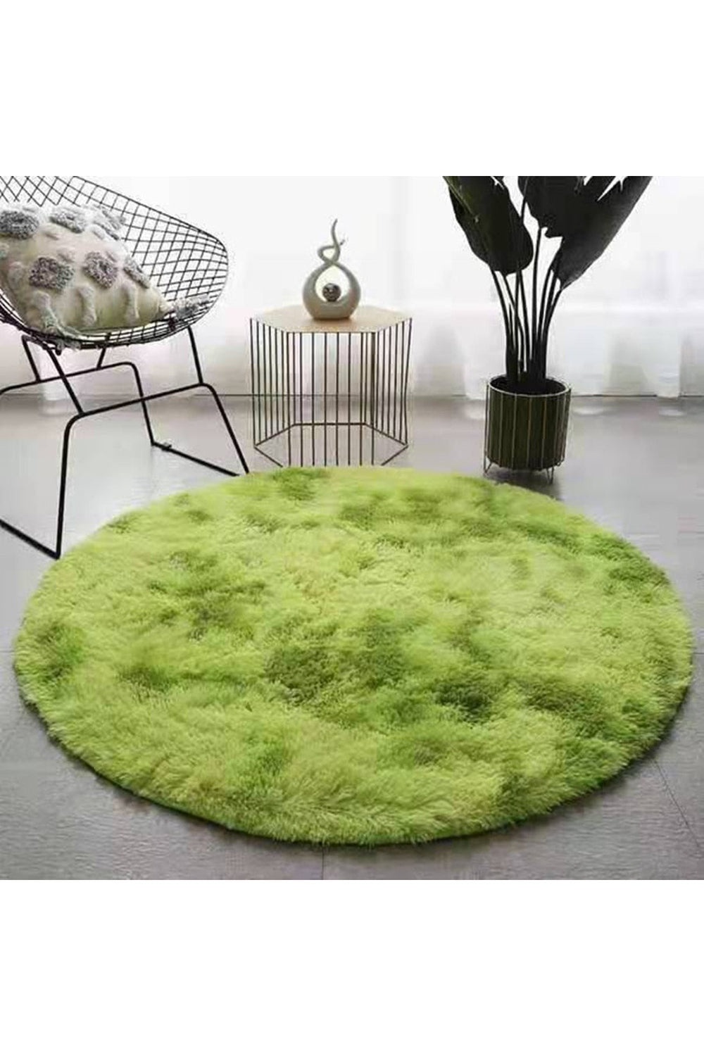 Fluffy Rond Tapijt