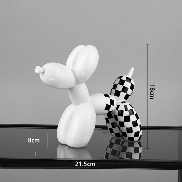 Luxueuze woondecoratie, balloondog decoratie, bureau accessoires, dierdecoratie, moderne populaire kunst, Noorse beelden