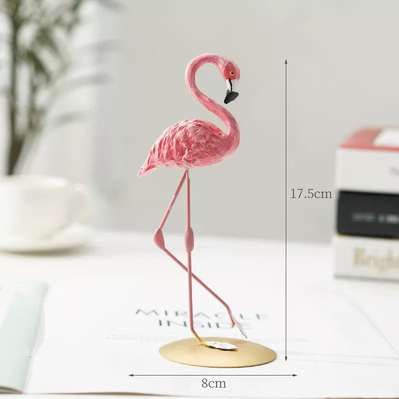 Nordic Flamingo Beeld Figuren Standbeeld Sculptuur Woonkamer Kantoor Bruiloft Feest Ornamenten Huisdecoratie Decoratie Accessoires