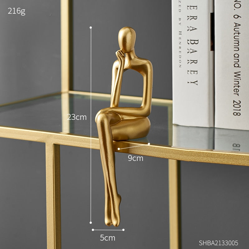 Moderne Figuren Abstracte Huisdecoratie Beeldhouwwerk