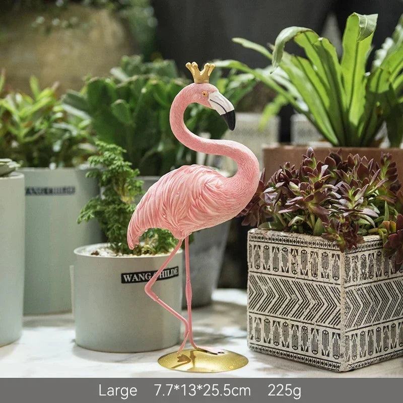 Noordse Flamingo Figuren Beeld Standbeeld Sculptuur Woonkamer Kantoor Bruiloft Feest Ornamenten Thuis Decoratie Accessoires