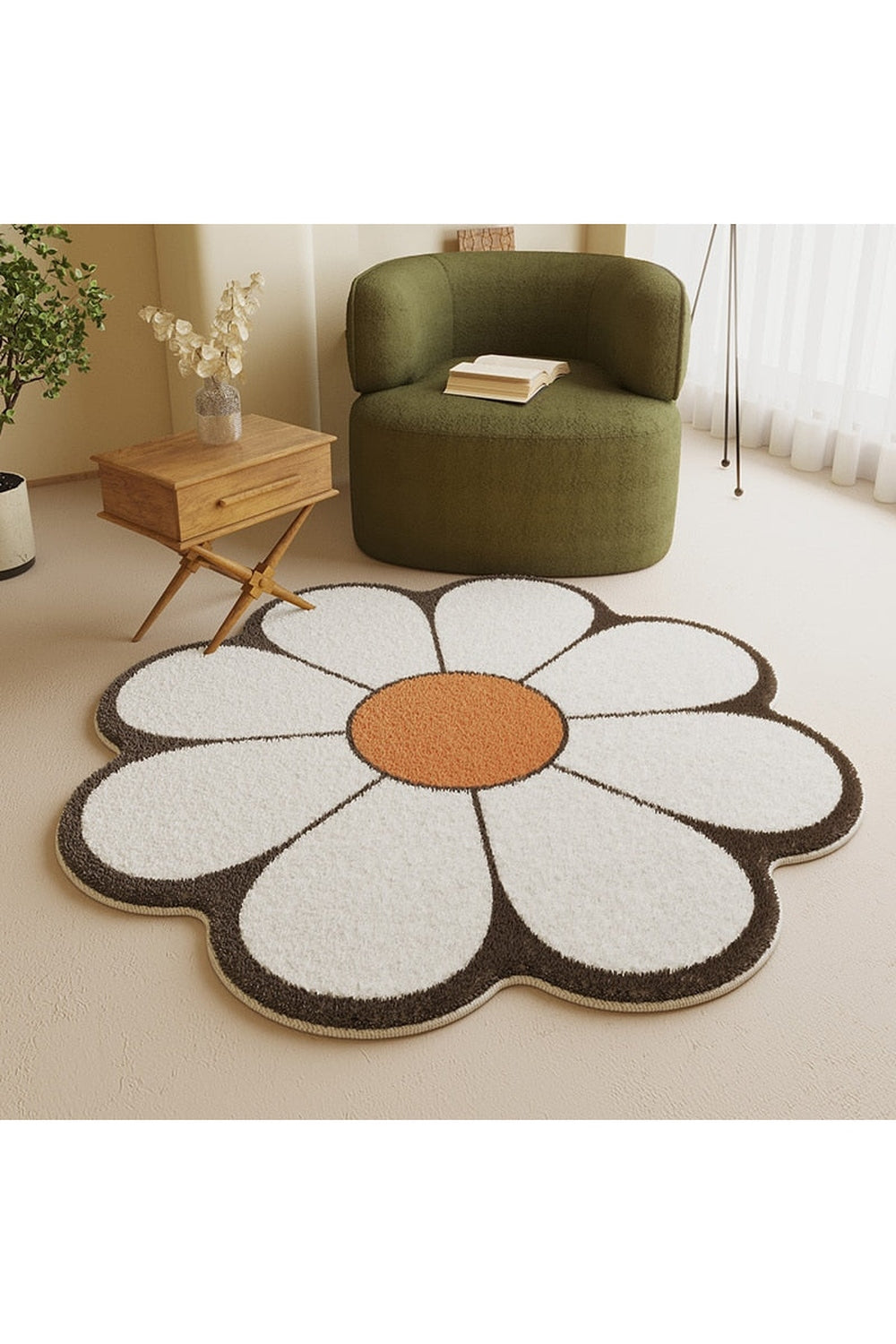 Bloemdecoratietapijt