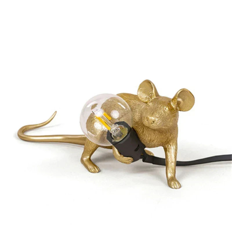 Moderne LED Tier Tafellampen: Harz Rat, Kat en Eekhoorn Nachtlampen