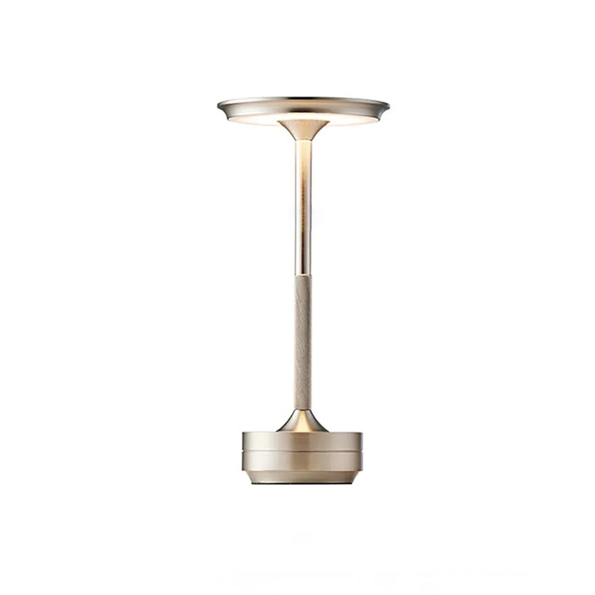 Draadloze oplaadbare moderne Aura-tafellamp met touchbediening | Draadloos LED-licht voor moderne bijzettafels en bureaus | Minimalistische tafellamp