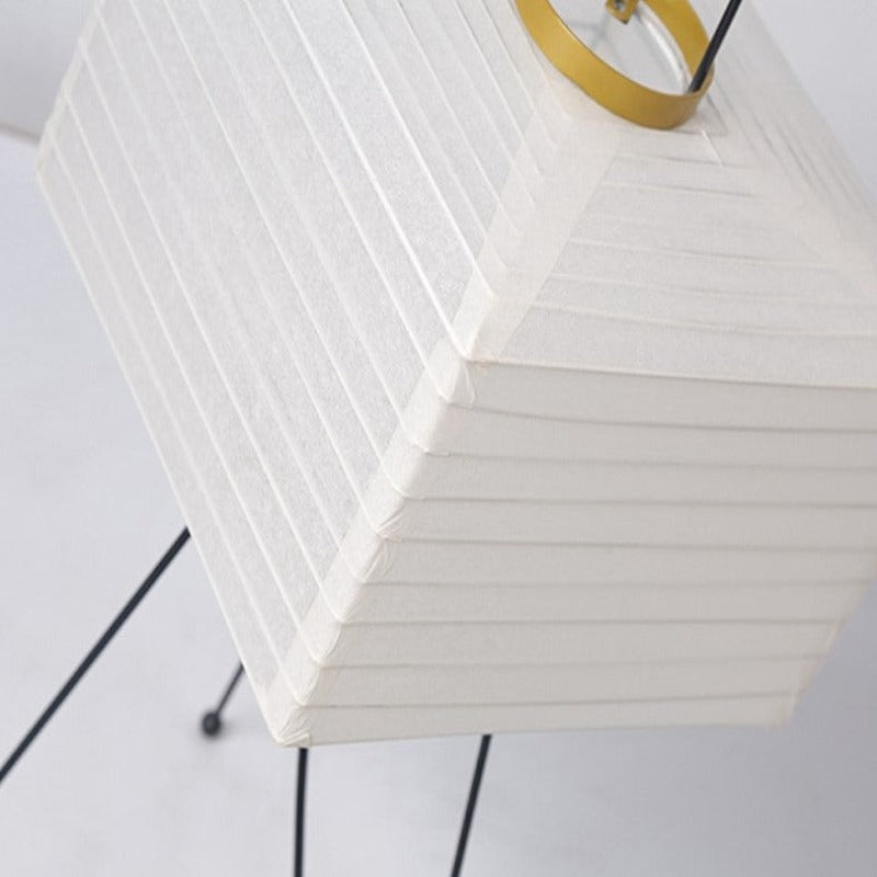 Japanse creatieve papieren vloerlamp met tripod