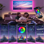 USB RGB LED strip verlichting met app-besturing voor kamer- en TV-achtergrondverlichting decor