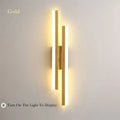 Moderne LED Wandlamp: Zwart/Gouden Acryl Kamerversiering Lamp