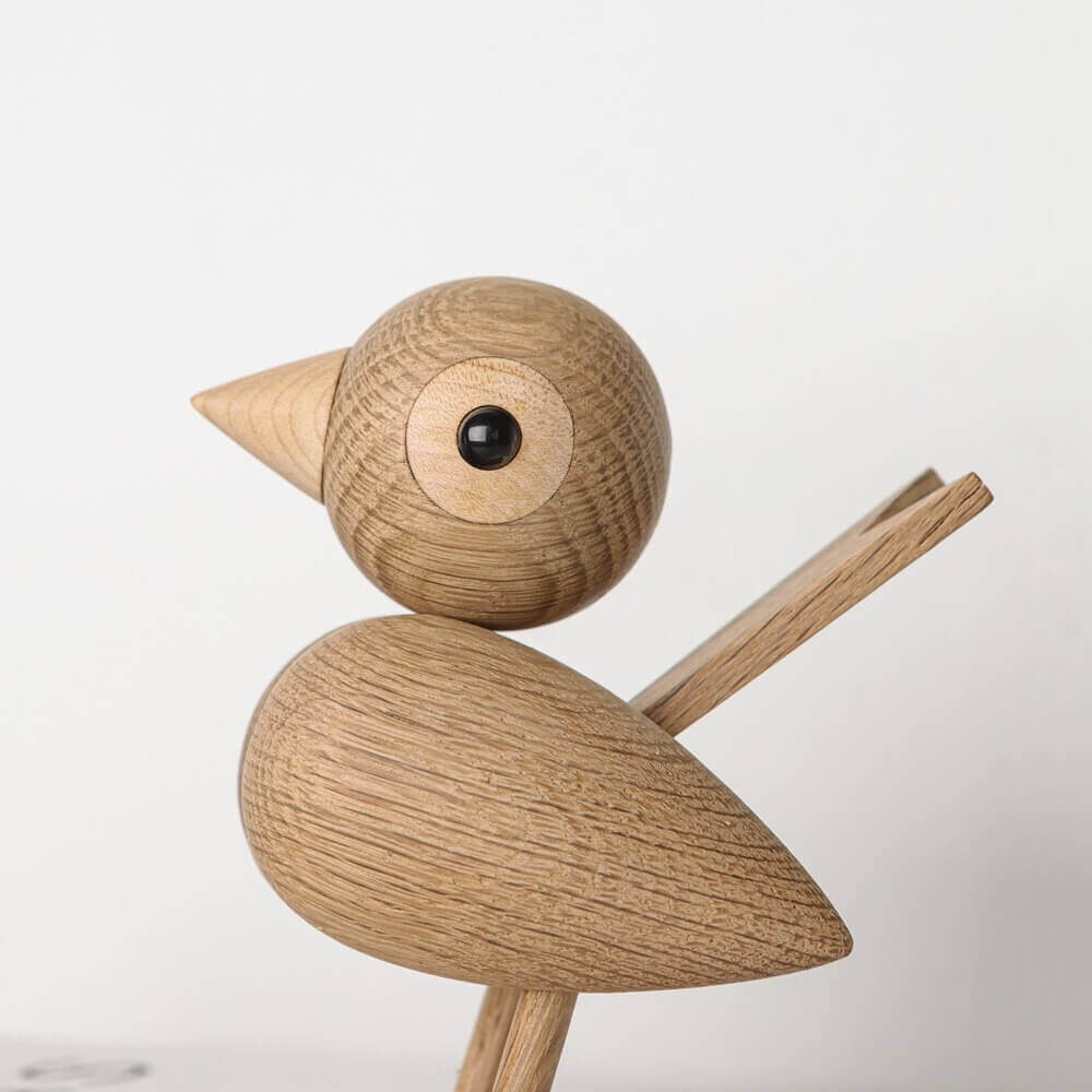 Een klein vogeltje vertelde me, Nordic houten ornament