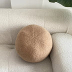 Nordic Bouclé Abstract Kussen – Minimalistische Pluche Kussen | Avosian