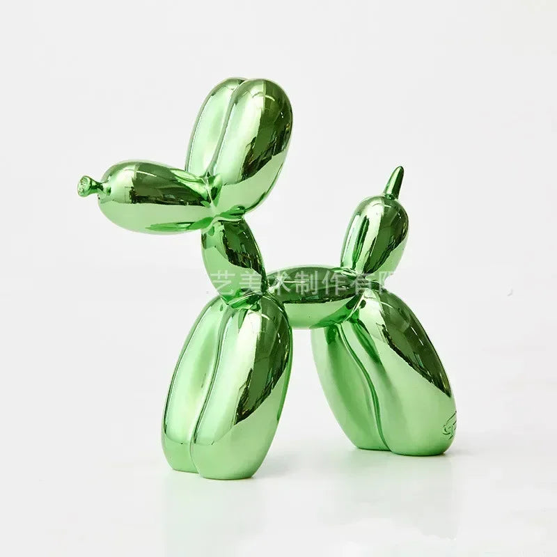 Nordic Balloon Dog Sculptuur Hars Dier Ornament Kunst Sculpturen en Figuren Ambacht Thuis Decoratie Kamer Bureau Accessoires