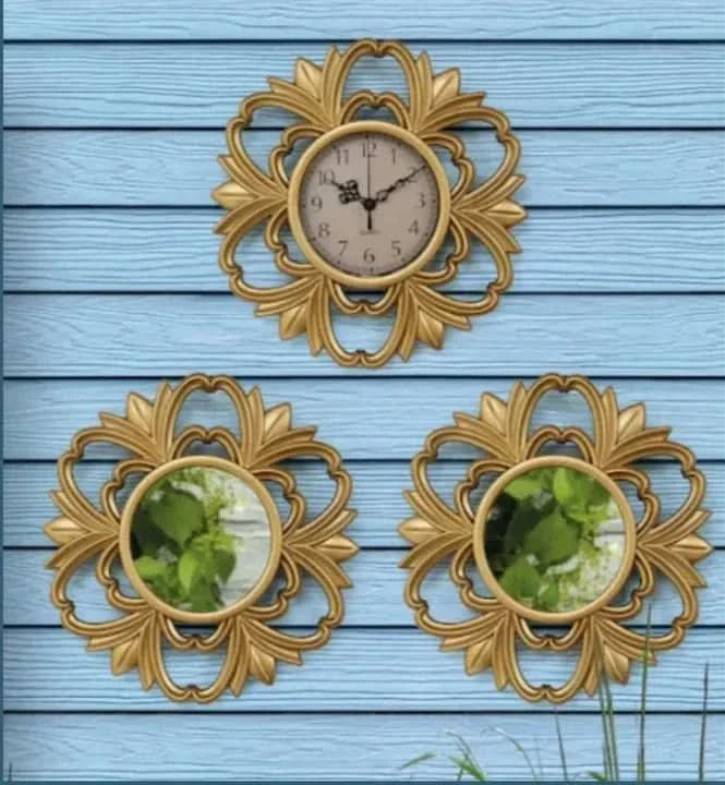 Avosian | Lena - Luxe Horloge en Spiegel Set