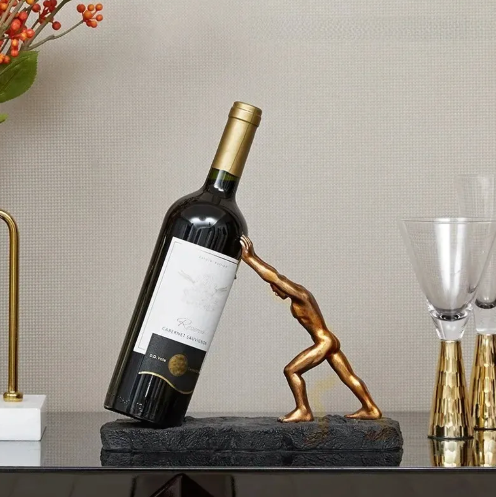 Wijnfleshouder - VinoLux - Premium ontwerp - Luxueuze blikvanger
