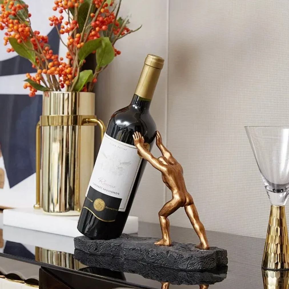Wijnfleshouder - VinoLux - Premium Ontwerp - Luxe Oogvanger