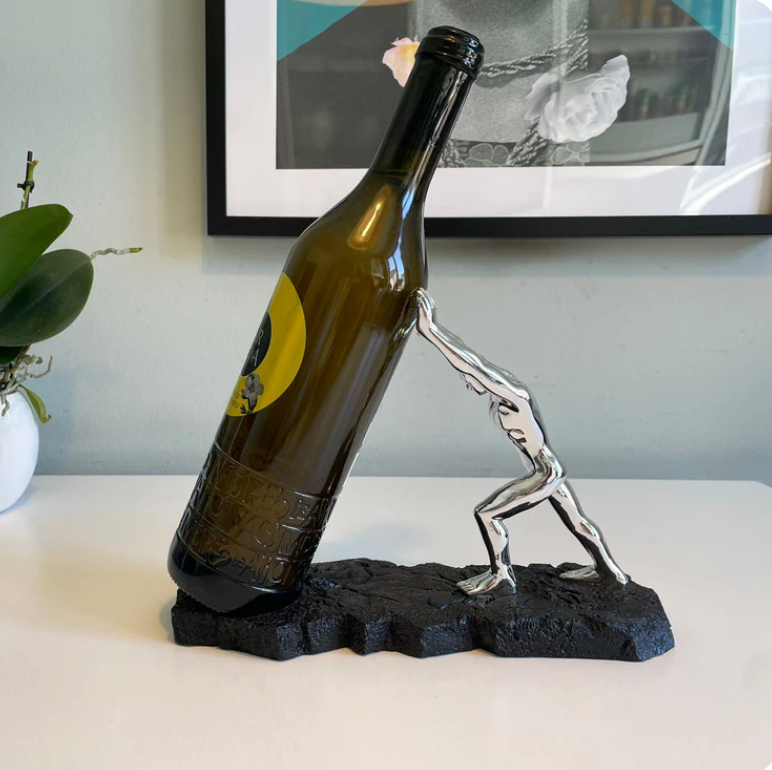 Wijnfleshouder - VinoLux - Premium ontwerp - Luxueuze blikvanger
