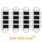 Solar wandlampen Solavine | Warm wit licht | IP44 weerbestendig | Voor hek, terras & tuin | 8 uur lichtduur