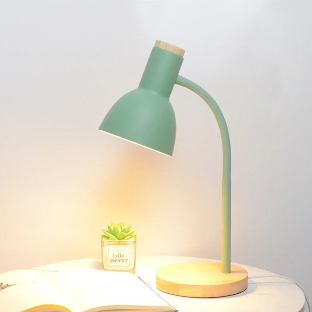Herfst- en winterverlichting | Noord-Europese creatieve houtsnijwerk ijzeren LED-bureau lamp - Moxie