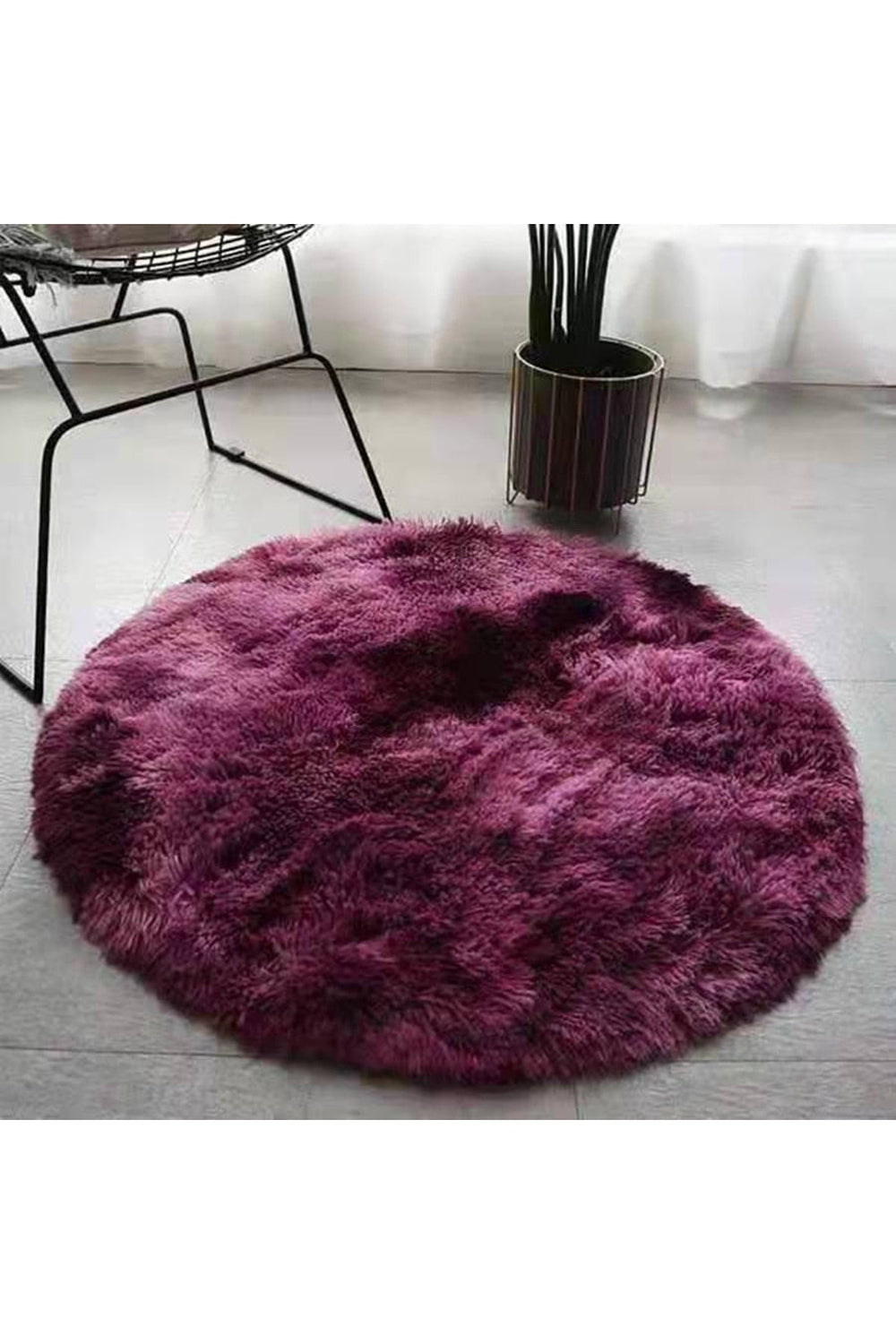 Fluffy Rond Tapijt