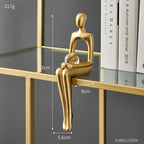 Moderne Figuren Abstracte Huisdecoratie Beeldhouwwerk