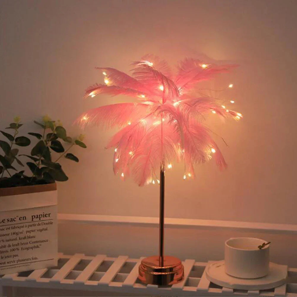 LED Lente Tafellamp Nachtlamp USB aangedreven Afstandsbediening Nachtkastlampen