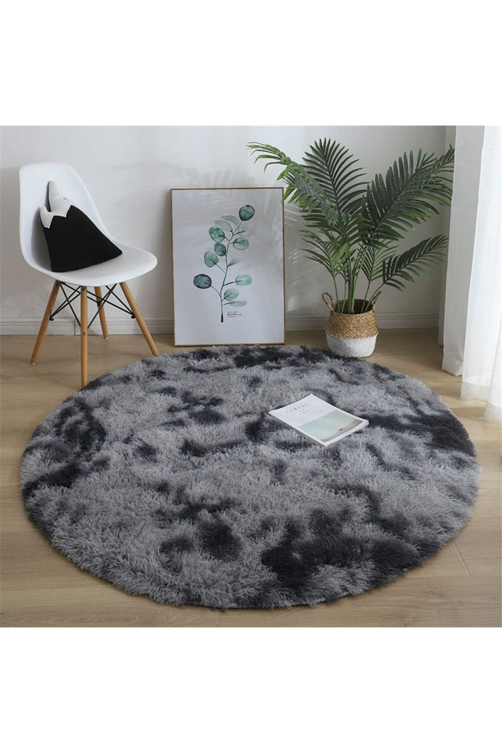 Fluffy Rond Tapijt