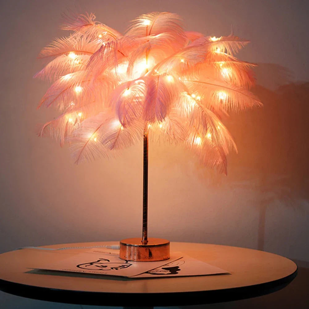 LED Lente Tafellamp Nachtlamp USB aangedreven Afstandsbediening Nachtkastlampen