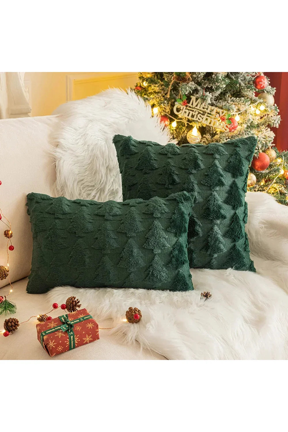 Pluche decoratieve kussenhoes | Avosian